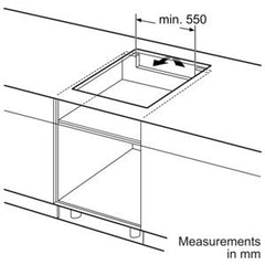 Logixx PIN675N17E black glass with stainless steel trim