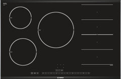 Logixx PIP875N17E black glass with stainless steel trim