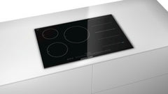 Logixx PIP875N17E black glass with stainless steel trim