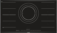 Logixx PIZ975N17E black glass with stainless steel trim