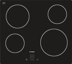Classixx 4 zone Quick-Therm hob PKE611D17E black glass