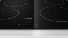 Classixx 4 zone Quick-Therm hob PKE611D17E black glass