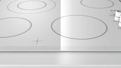 Classixx 4 zone Quick-Therm hob PKF659C17E frameless premium white