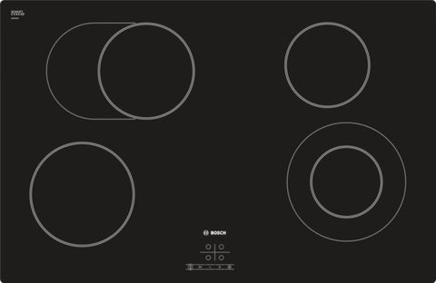 Classixx 4 zone Quick-Therm ceramic hob PKN811D17E black glass