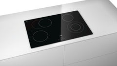 Classixx 4 zone Quick-Therm ceramic hob PKN811D17E black glass