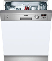 S41E50N1GB Stainless steel colour Standard Dishwasher, 60cm Semi integrated