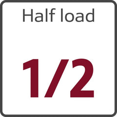 S41E50S1GB black Standard Dishwasher, 60cm Semi integrated