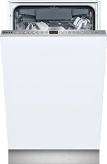 S58T69X1GB stainless steel Slimline Dishwasher 45cm Fully integrated