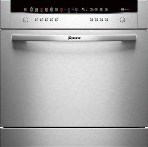 Dishwasher, Compact S66M63N1GB stainless steel In Line built-in dishwasher