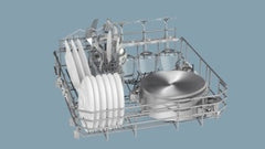Dishwasher, Compact S66M63N1GB stainless steel In Line built-in dishwasher