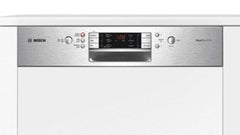 Dishwasher 60cm , ActiveWater SMI53E05GB brushed steel Semi integrated