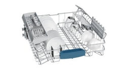 Dishwasher 60cm , ActiveWater SMI53E05GB brushed steel Semi integrated