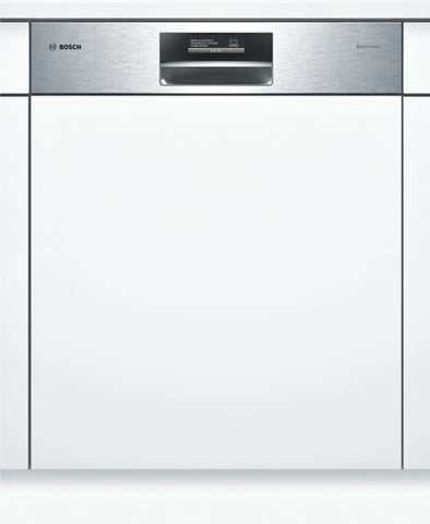 Dishwasher 60cm , ActiveWater SMI69T25UK brushed steel Semi integrated