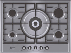 T25S56N0GB Extra wide gas hob Stainless steel