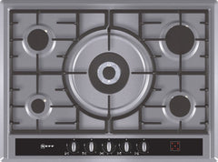 T26R66N0 Extra wide gas hob Stainless steel