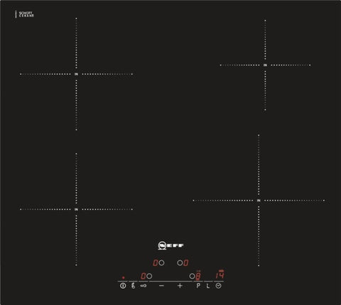 T45D40X2 Flushline induction hob Black ceramic glass