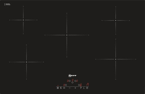T45D82X2 Flushline induction hob Black ceramic glass