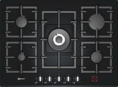 T63R46S1 Extra wide gas hob on tempered glass
