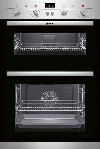 U12S52N3GB Double oven Stainless steel