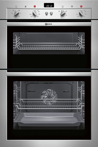 U14M42N3GB Double oven Stainless steel