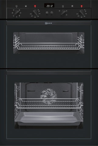 U14M42S3GB Double oven Black