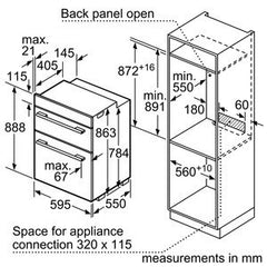 Series 3 U15E52S3GB Double oven Black