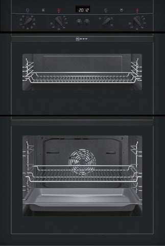 U15M52S3GB Double oven Black