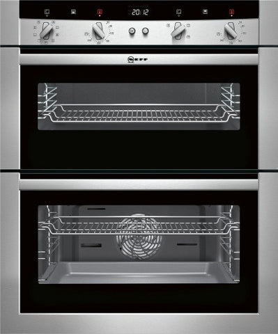 U17M52N3GB Built-under double oven Stainless steel