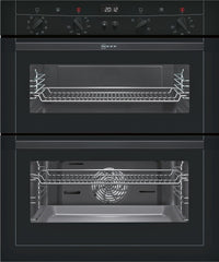 U17M52S3GB Built-under double oven Black