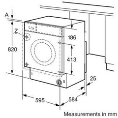 Automatic washer dryer Fully integrated WKD28350GB