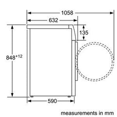 WVG3046SGB Automatic washer dryer